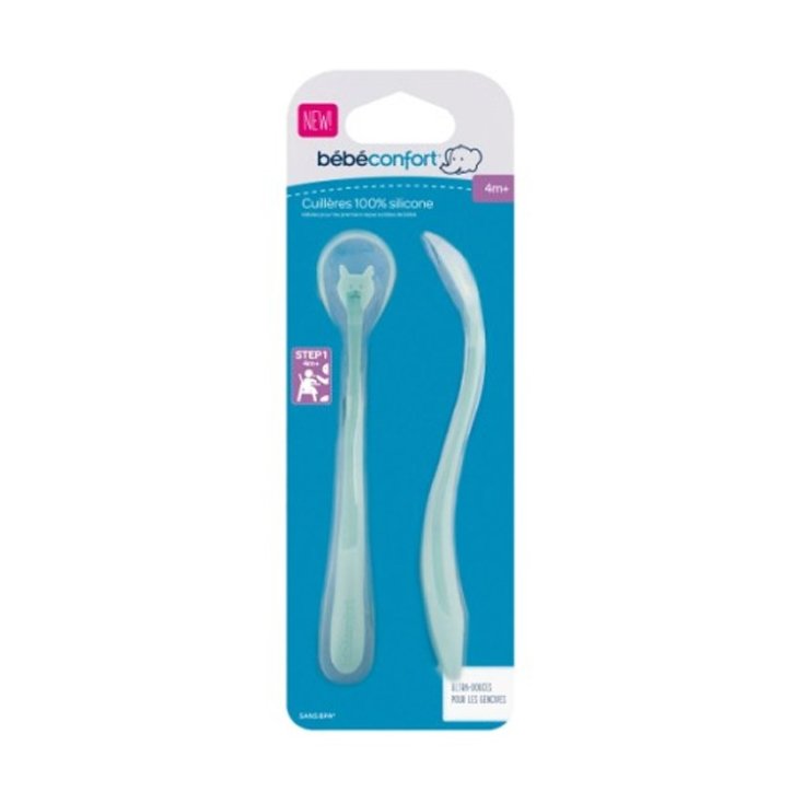 Cucchiai In Silicone B&eacute;b&eacute; Confort 4M+