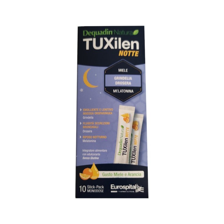 Dequadin Natura Tuxilen Notte Eurospital 10x10ml