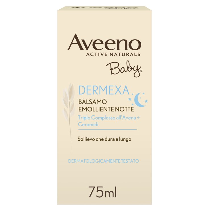 DERMEXA Balsamo Emolliente Notte Aveeno Baby 75ml