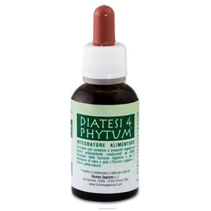 Diatesi 4 Phytum Homeo Sapiens Gocce 30ml
