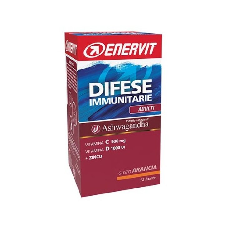 Difese Immunitarie Adulti Enervit 12 Buste Gusto Arancia