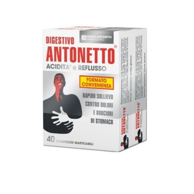 Digestivo Antonetto&reg; Chiesi 2x40 Compresse Masticabili