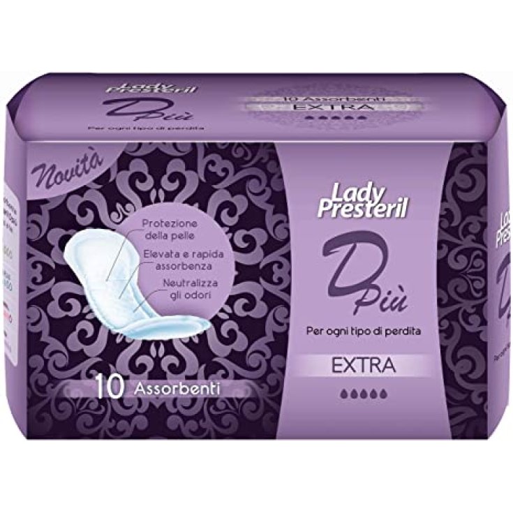 Dpi&ugrave; Extra Lady Presteril 10 Assorbenti