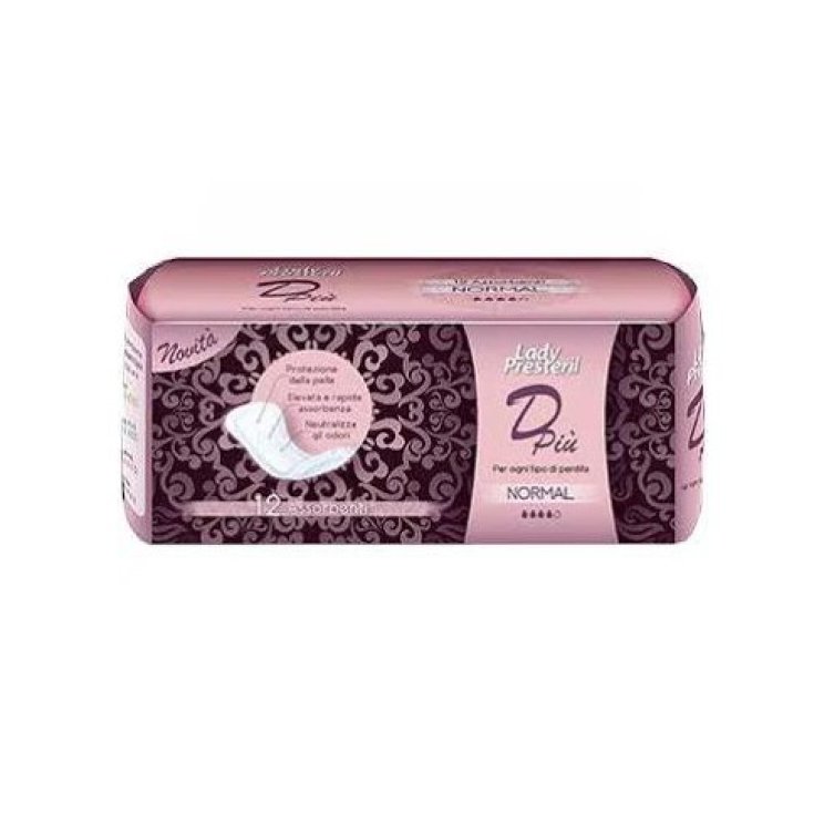 DPi&ugrave; Normal Lady Presteril 12 Assorbenti