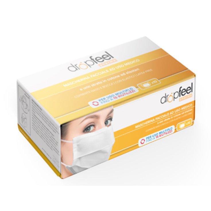 Dropfeel Mascherine Facciali Difar 10 Pezzi