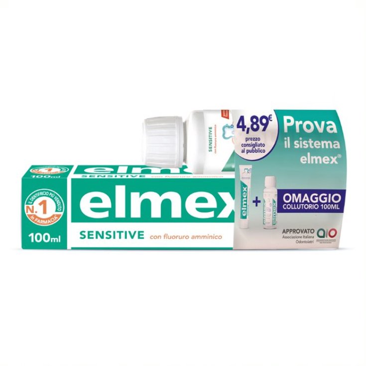 elmex&reg; Sensitive Dentifricio + Omaggio Colluttorio