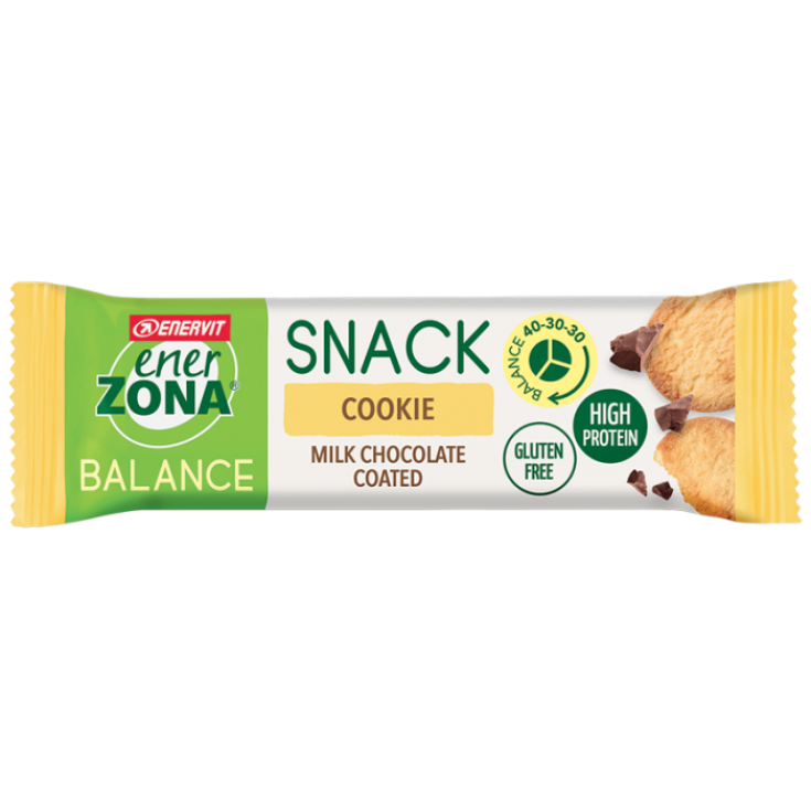 enerZONA&reg; Snack Cookie Milk/cioco ENERVIT 30 Pezzi