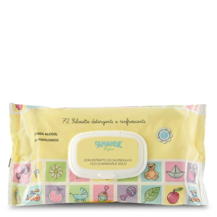 Enfant Salviette Detergenti L'Amande 72 Pezzi