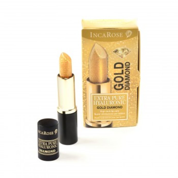 IncaRose Extra Pure Hyaluronic Gold Diamond Trattamento Labbra Stick