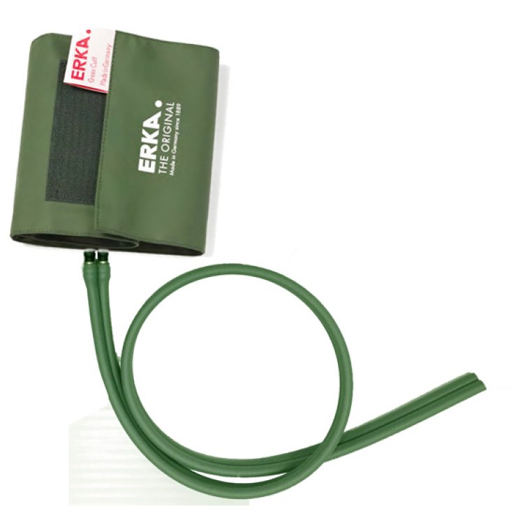 ERKA Bracciale Adulti Rapid 2 Tubi Uniti Farmacare Colore Verde