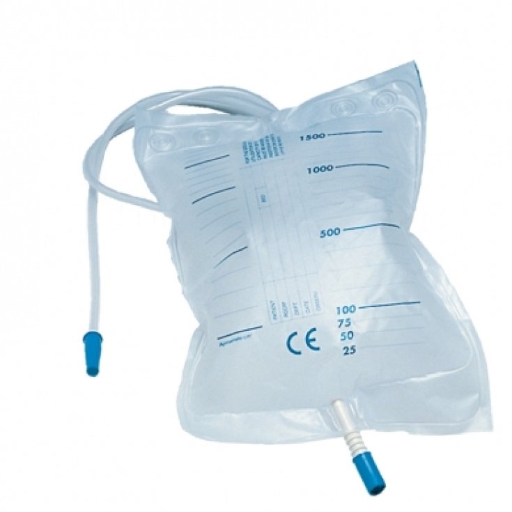 Eurobag Sacca Urina Con Valvola E Scarico Cura Farma Tubo 130m 10 Sacche