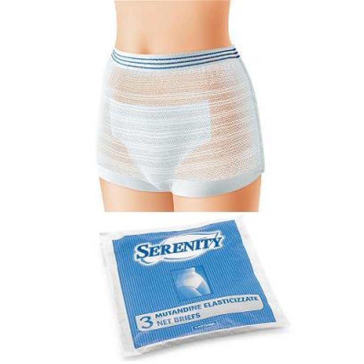 Serenity Mutandina A Rete Taglia XS 3Mutandine