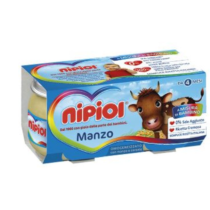 Nipiol Omog Manzo 80g 2pz