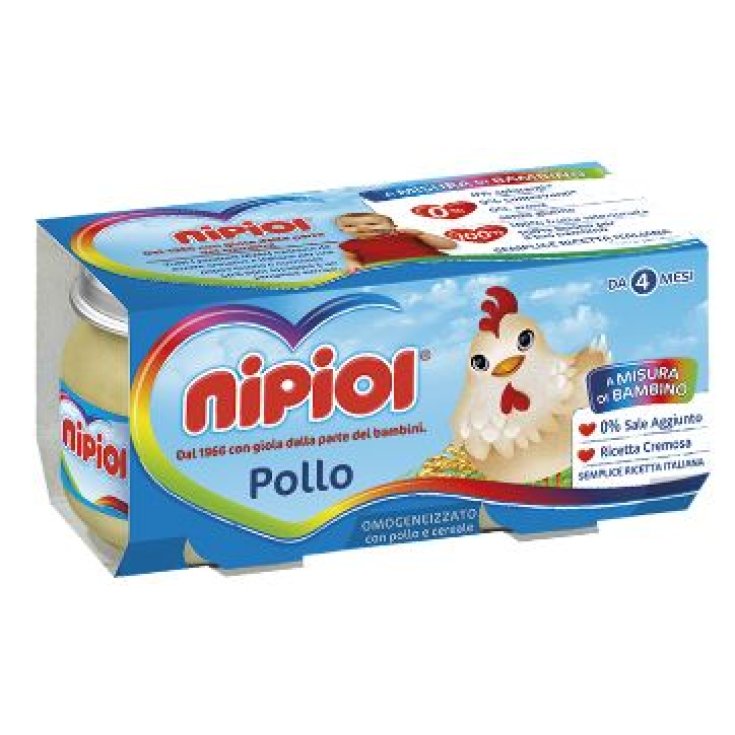 Nipiol Omog Pollo 80g 2pz