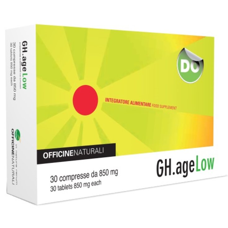 Officine Naturali Gh.Age Low Integratore Alimentare 30 Compresse 850mg