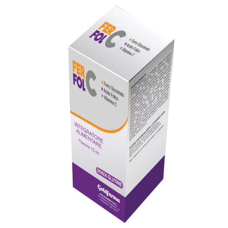 Goldfarma Fer Fol C Integratore Alimentare In Gocce 15ml
