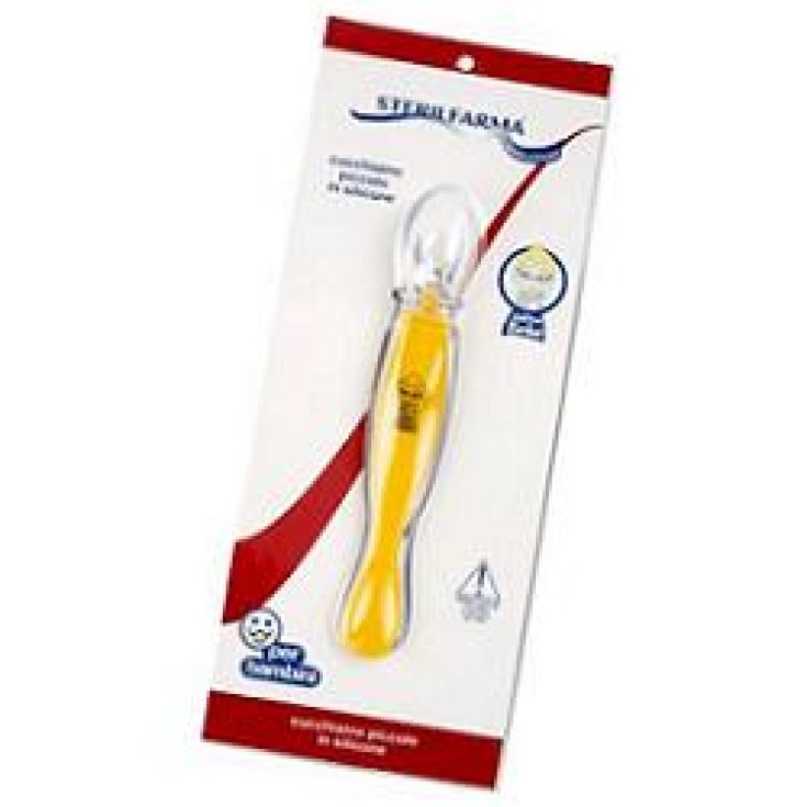 Sterilfarma&reg; Cucchiaino Piccolo In Silicone Per Bambini 1 Pezzo