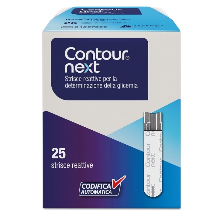 Bayer Contour Next Lancette Per Glicemia 25 Strisce