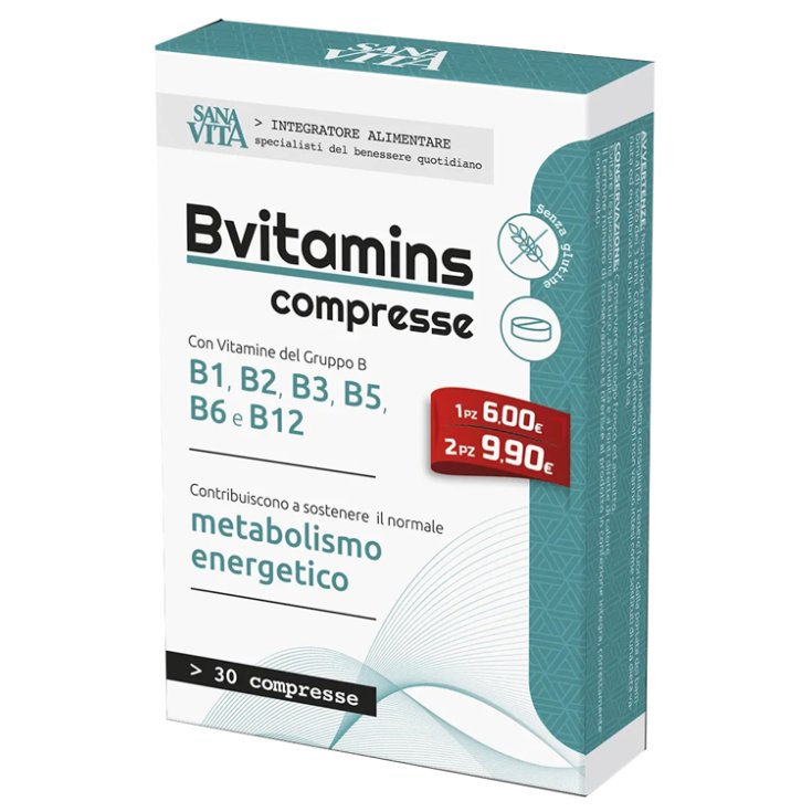 Sanavita B-vitamins 30cpr