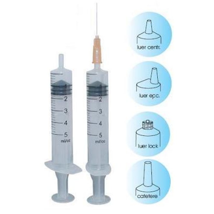 Chemil Siringa Comfort 50/60ml Senza Ago 25 Pezzi
