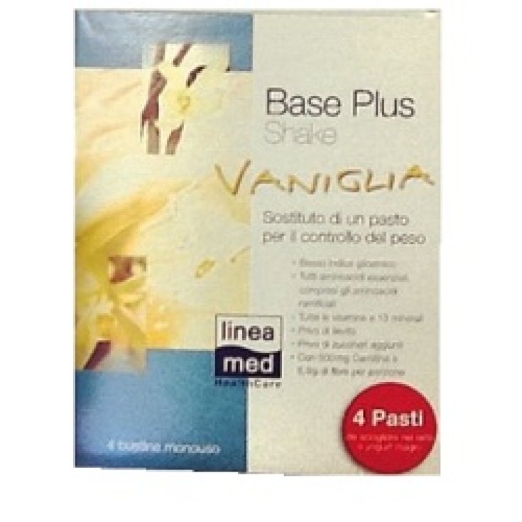 Lineamed Base Plus Shake Gusto Vaniglia 4 x 22g