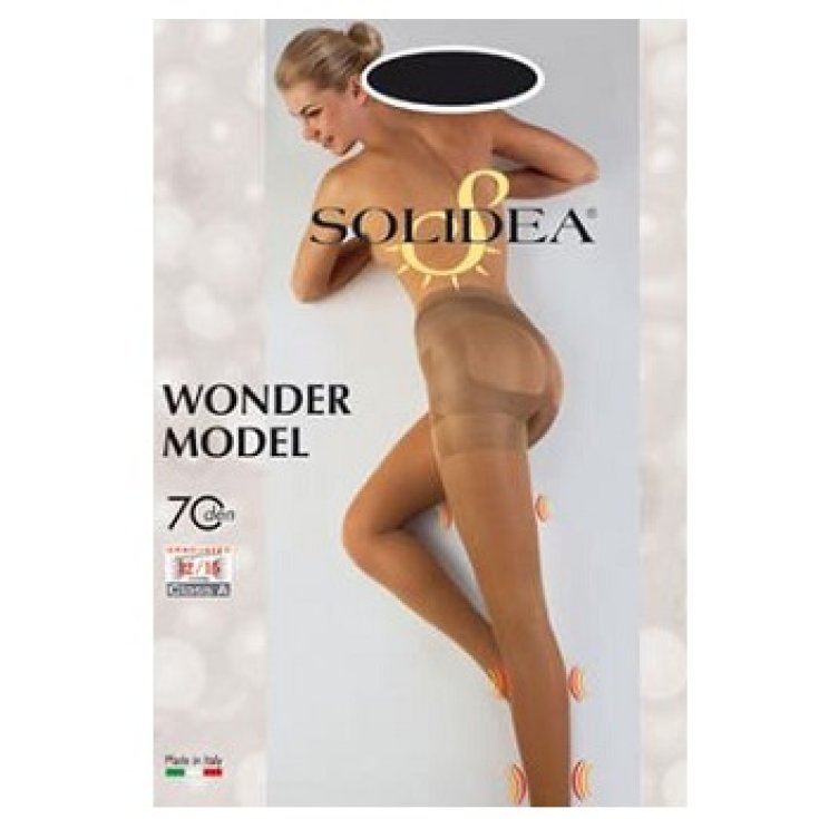 Solidea Wonder Model Collant 70 Sheer Colore Camel Taglia ML