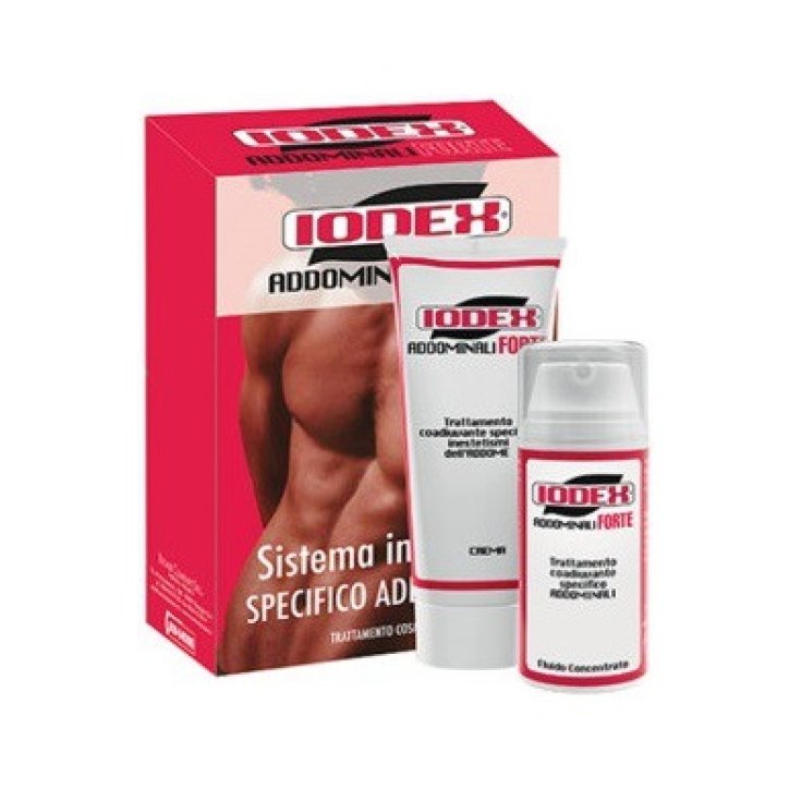 Iodex Addominali Forte Trattamento Specifico Inestetismi Dell'Addome Duopack Crema 200ml + Fluido 100ml
