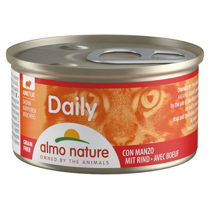 DAILY MENU CATS C/MANZO 85G