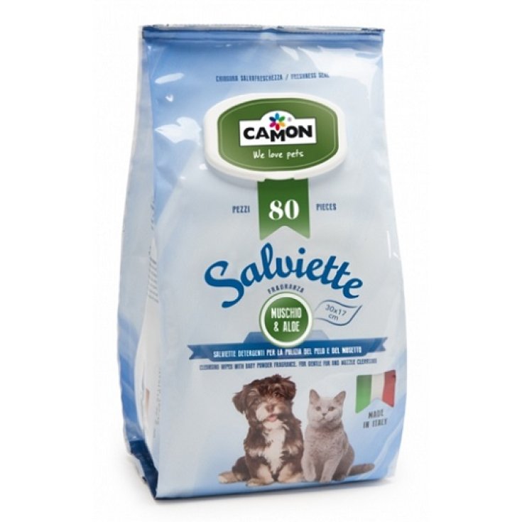 Salviette al Muschio & Aloe Maxi Formato - Salviette