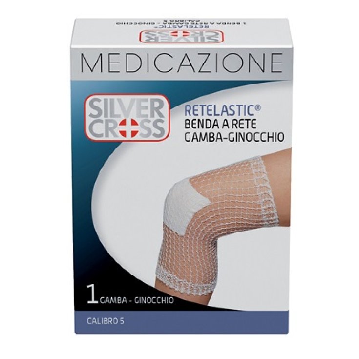 Benda Silvercross Retelastic Gamba/ginocchio Calibro 5