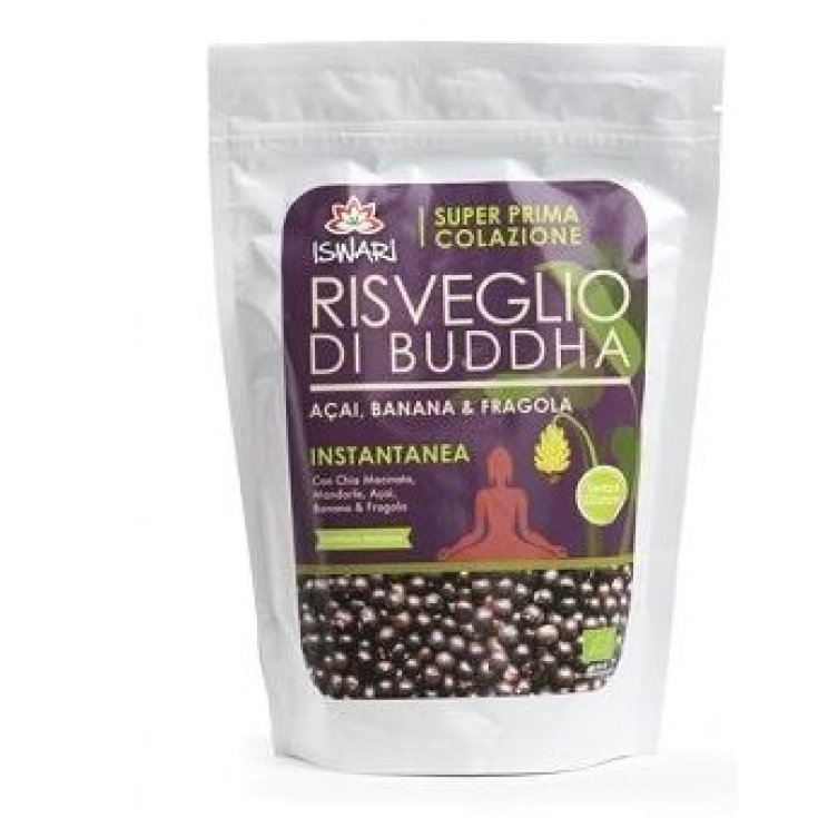Iswari Risveglio Di Buddha Bio A&ccedil;ai Banana Fragola Super Prima Colazione Istantanea 360g