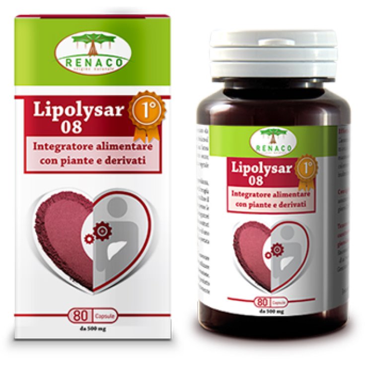 Renaco Lipolysar 08 Monascus Integratore Alimentare 80 Capsule