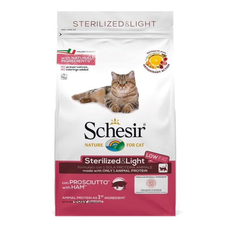 Dry Line Sterilized & Light con Prosciutto - 400GR