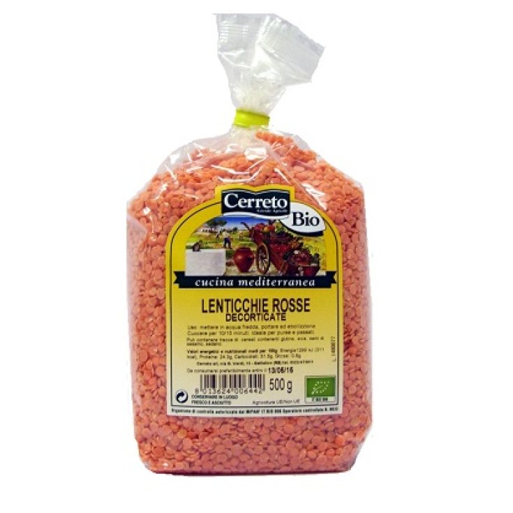 La Collina Dei Fiori Lenticchie Rosse Decorticate Bio Senza Glutine 500g