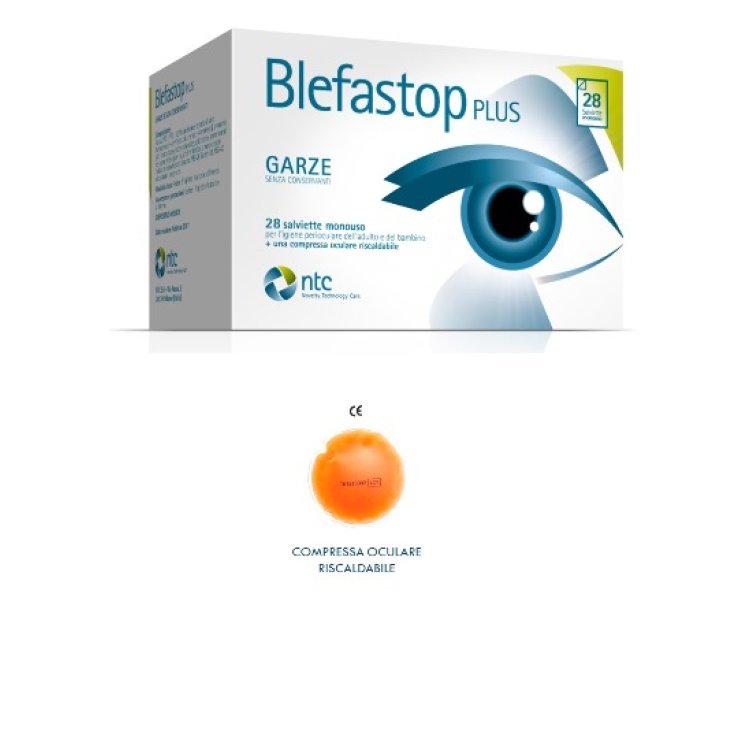 NTC Blefastop Plus Garza Cotone Naturale 28 Pezzi