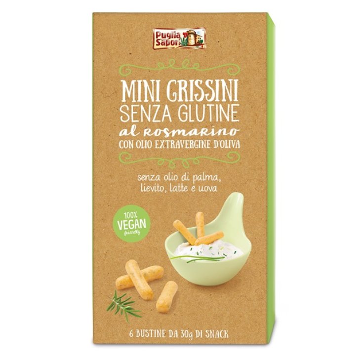 Mini Grissini al Rosmarino Puglia Sapori 6x30g