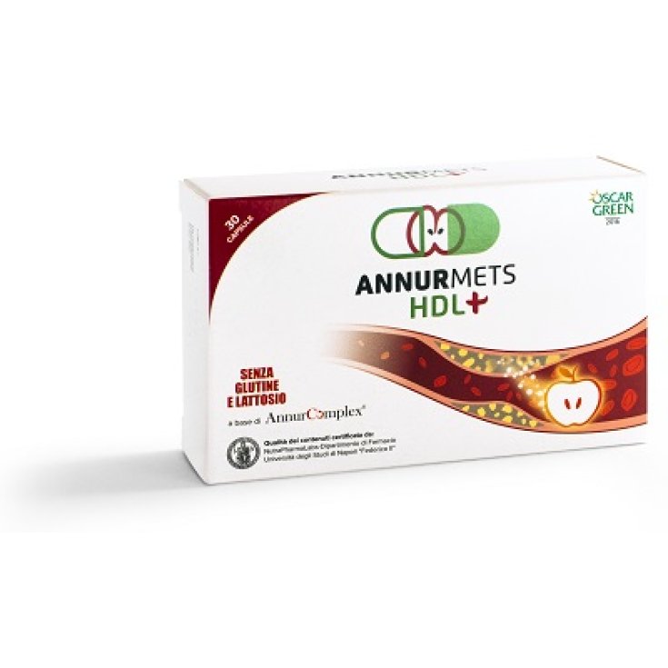 NGN Hethcare Annurmets Hdl+ Integratore Alimentare 30 Capsule