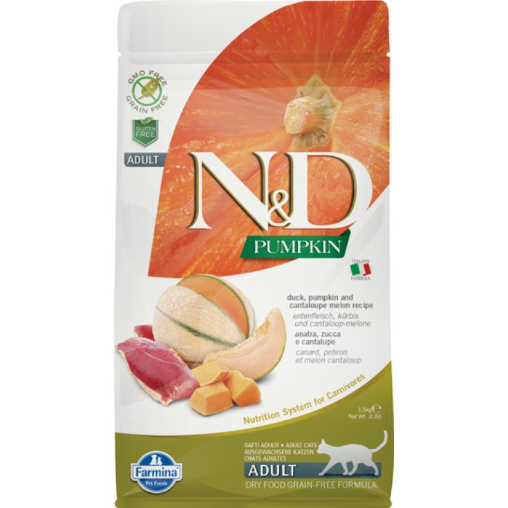 Natural & Delicious Anatra, Zucca & Melone di Cantalupo Grain Free - 1,50KG