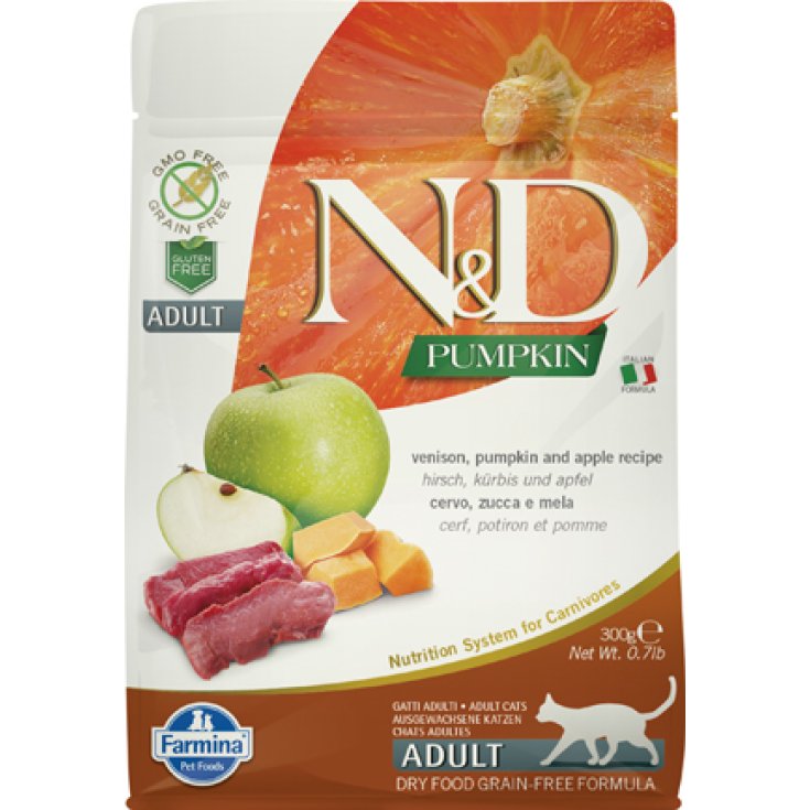 Natural & Delicious Cervo, Zucca & Mela Grain Free - 300GR