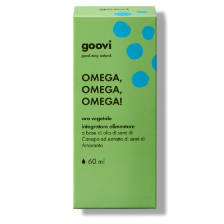 Goovi Omega, Omega, Omega! Oro Vegetale Integratore Alimentare 60ml