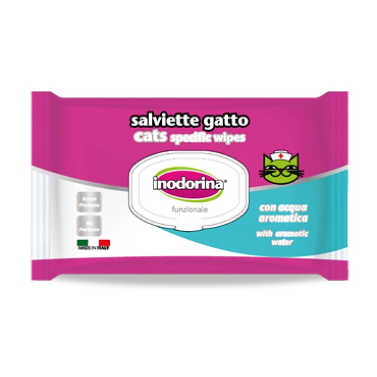 Salvietta Funzionale Specifica per Gatti No Profumo - Salviette