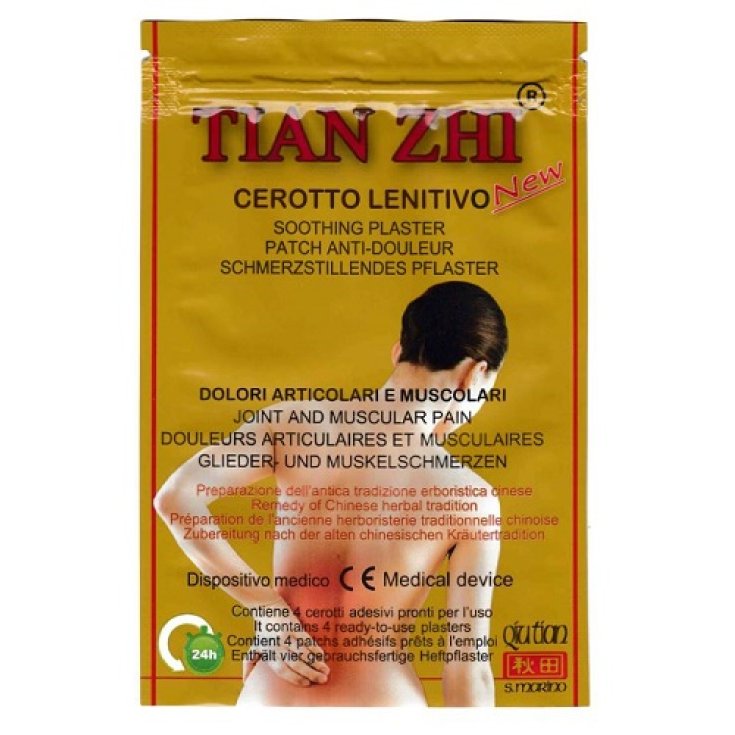 Qiu Tian Tian Zhi® Cerotto Lenitivo Dolori Articolari E Muscolari 4 Pezzi Qiu Tian Tian Zhi® Cerotto Lenitivo Dolori Articolari E Muscolari 4 Pezzi