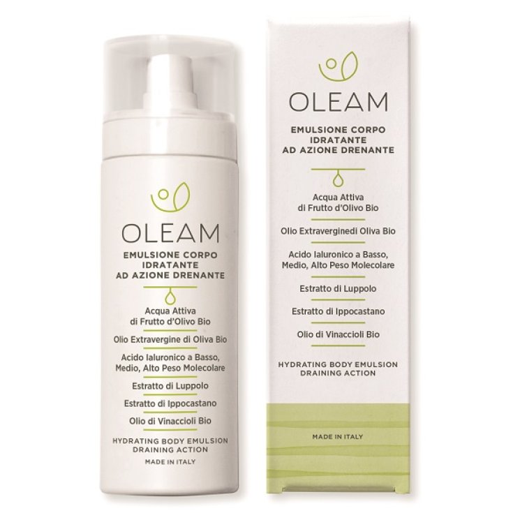 Oleam Emulsione Corpo Idratante Ad Azione Drenante 200ml