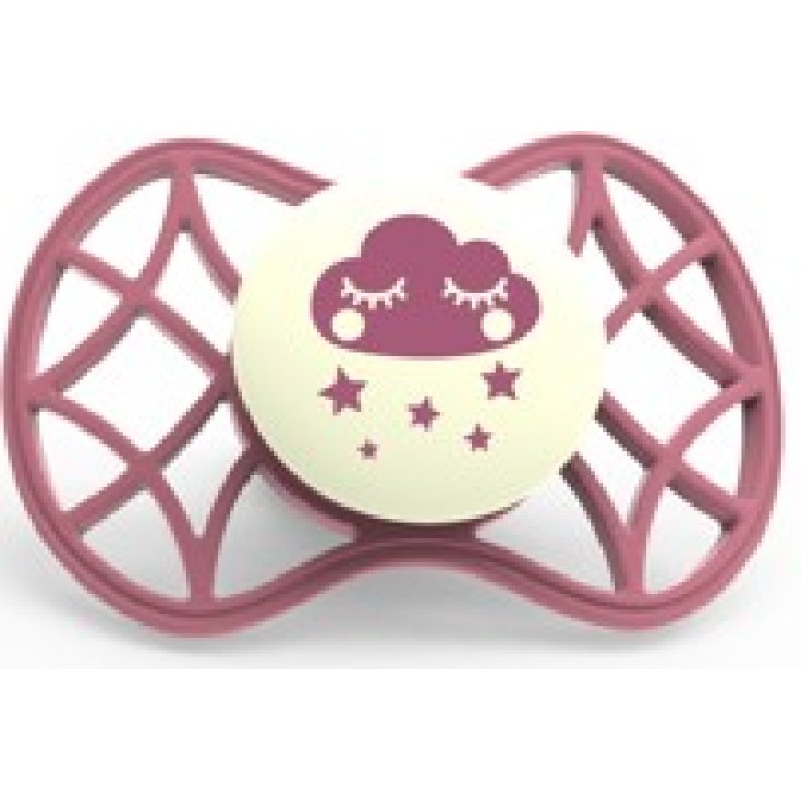 Nuvita  Air55 Cool! Succhietto Con Tettarella Ortodontica 0m+ Colore Giallo E Rosa 1 Pezzo Rif. 7064