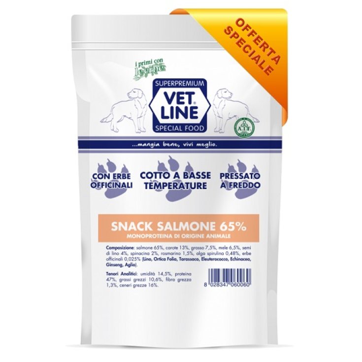VET LINE SNACK SALMONE 80G