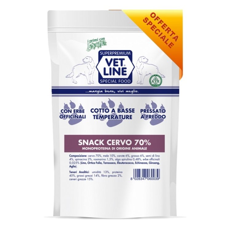 VET LINE SNACK CERVO 80G