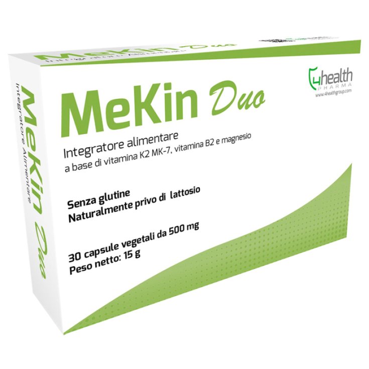 4 Health Mekin Duo Integratore Alimentare Senza Glutine 30 Capsule 15g