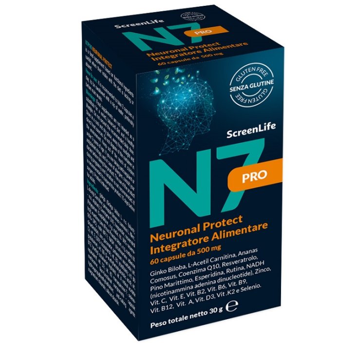 N7pro Neuronal Protect Integratore Alimentare Senza Glutine 60 Compresse