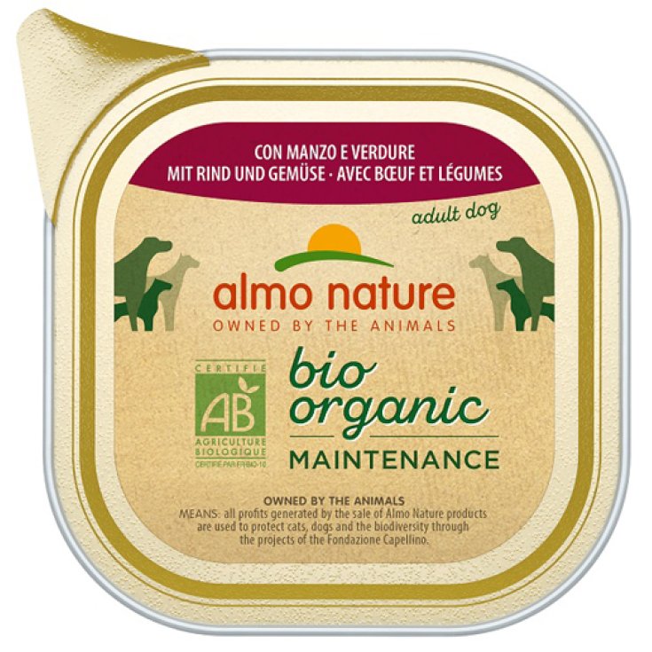 Bio Organic Maintenance con Manzo e Verdure - 100GR
