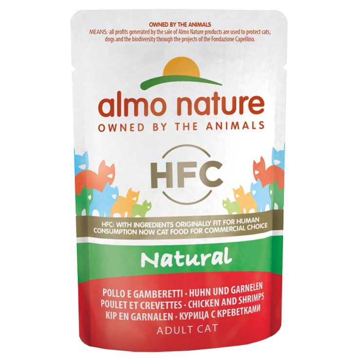 HFC Natural Pollo con Gamberetti - 55GR